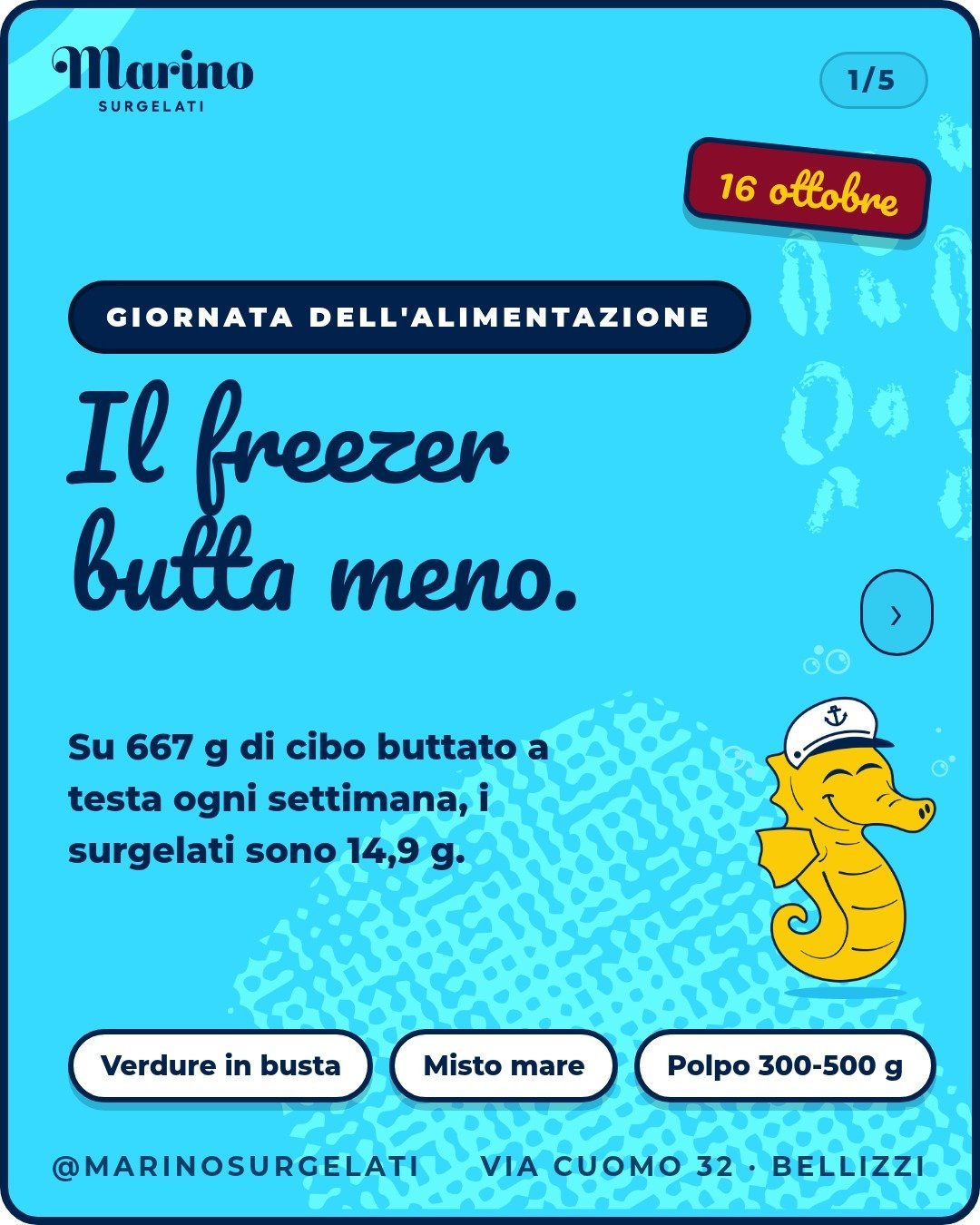 Ogni settimana, in media, ognuno di noi butta 667 grammi di cibo.